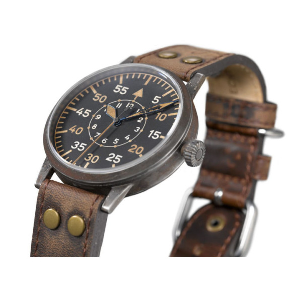 Laco Erbstücke Leipzig Erbs. 42mm Flieger Original Cuerda M - LACO