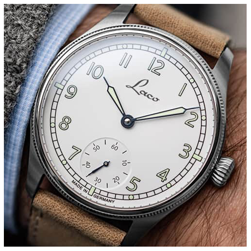 Laco Navy Cuxhaven 42,5mm Cuerda Manual - LACO 2