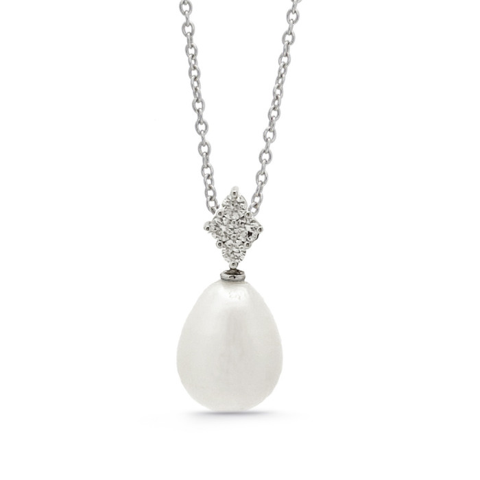 Perle di perle e perle perle signora - Collane di diamante