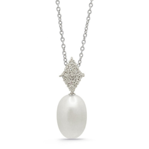 Colgante Diamantes Y Perla Pearls Lady - Collares de Diamantes