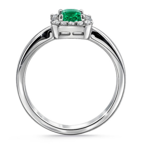 Anillo Esmeralda Sunset 0.55 Ct - Anillos Compromiso Aniversario 2