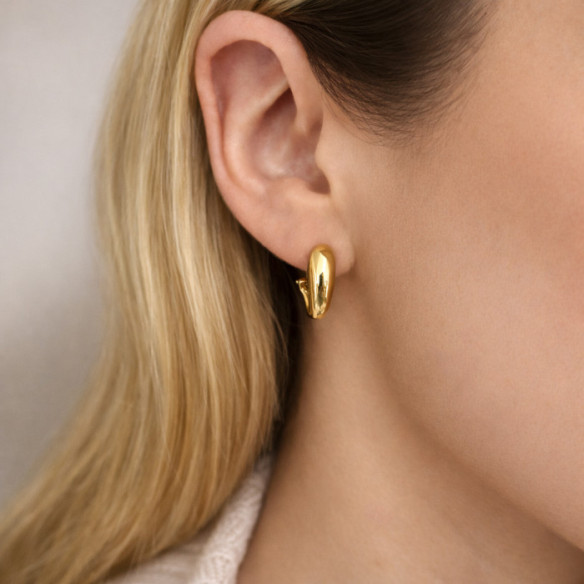 Nochentera Omega Hoop Earrings - Earrings
