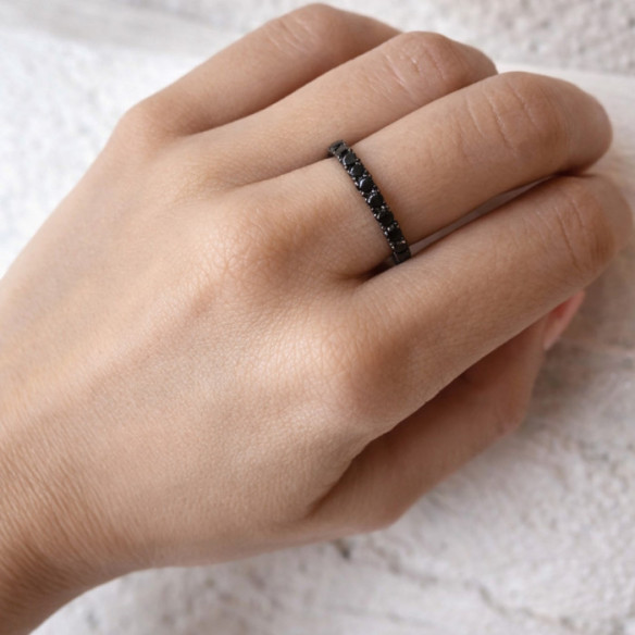 Ring Black Diamonds BLACK POWER - Brilliant Cut