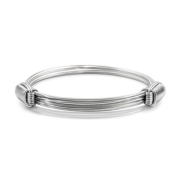 Pulsera Plata Nudo Corredera 8 Hilos - Pulseras de plata