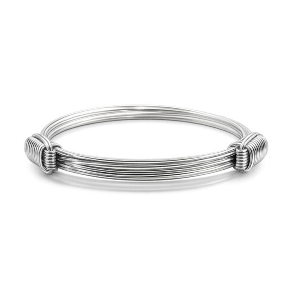 Pulsera Plata Nudo Corredera 8 Hilos - Pulseras de plata