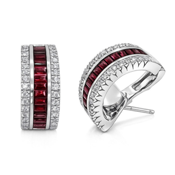 Ohrringe Rubí Diamond Farbe - Rubi-Ohrringe