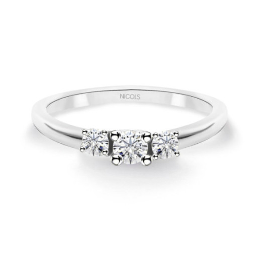Anillo Megan Trilogy 0.25 - Brillant