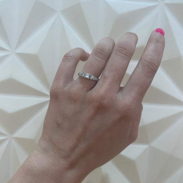 Anillo Megan Trilogy 0.55 - Talla Brillante