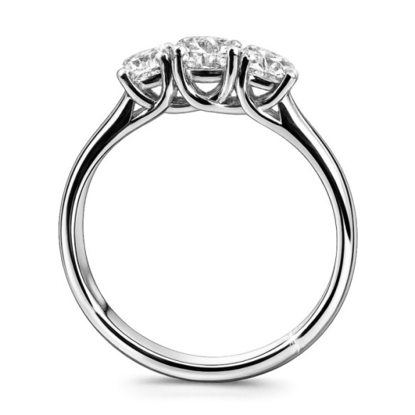 Solitaire Ring MEGAN TRILOGY 0.55 - Brilliant Cut