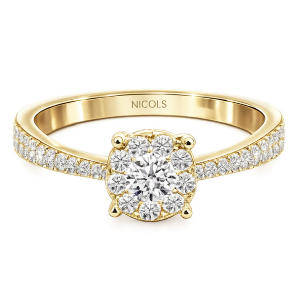 NOA Diamond Ring 0.48 Yellow Gold - Lonely yellow gold
