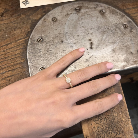 NOA Diamond Ring 0.48 Yellow Gold - Lonely yellow gold