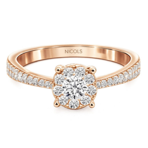 Noa Diamantring 0,48 Roségold - RINGE
