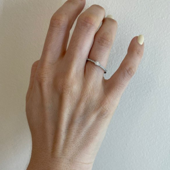Anillo Promesa Dafne Petit 0.10 - ANéIS