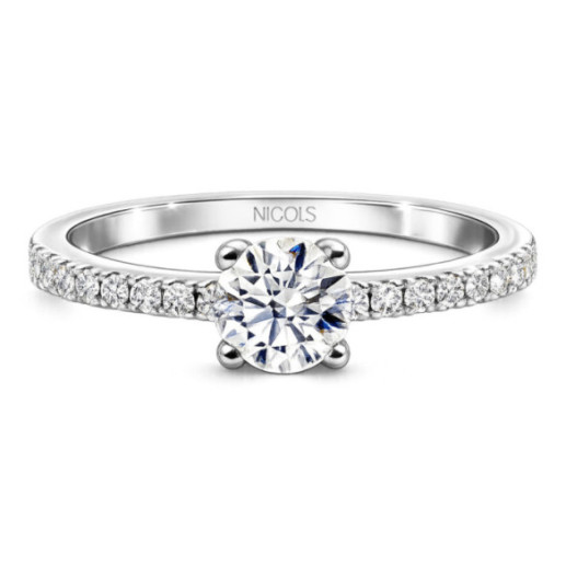 Anillo Solitario Diamante Dafne Petit 0.40 - Anillos de Diamantes