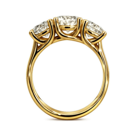 Anillo Megan Trilogy 2.40 Oro Amarillo - Brillante 2