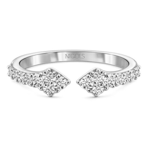 Anillo Diamantes Oro blanco Aura - Brilhante