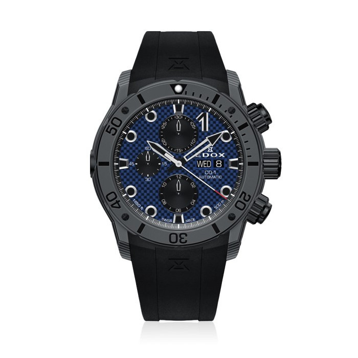 Edox CO-1 Carbon Chronograph Automatic 45mm - EDOX
