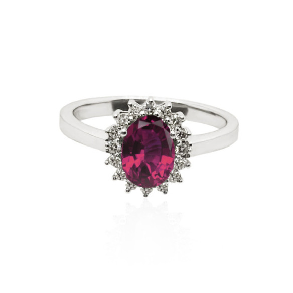 Ring Verpflichtung Rubi Dalia 0.95 - Rubinringe