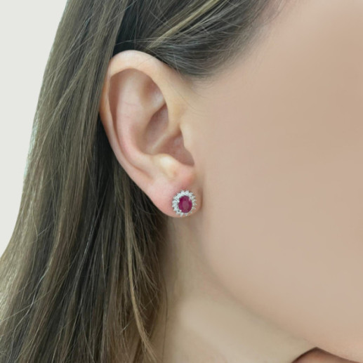 Pendientes Rubi Orla Dalia 1.90 - Pendientes de Rubi 2