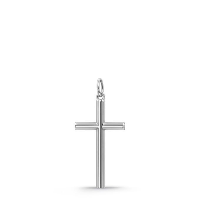 Cruz Oro Lisa Maciza Tubo S - Des croix