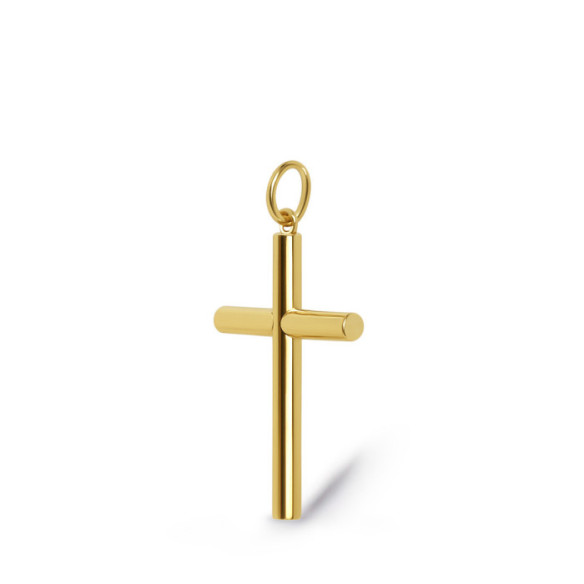 Cruz Oro Lisa Maciza TUBO S - Des croix