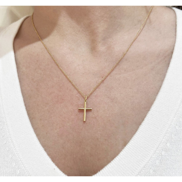 Solid Gold Cross TUBE S - Crosses