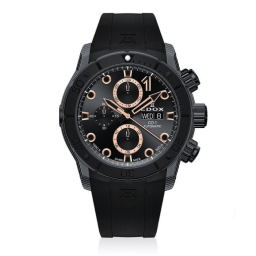 Edox CO-1 Carbon Chronograph Automatic 45mm - EDOX