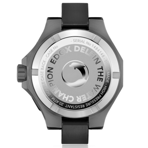 Edox Delfin The Original Date 43mm 53021-37GNM-NDR 2