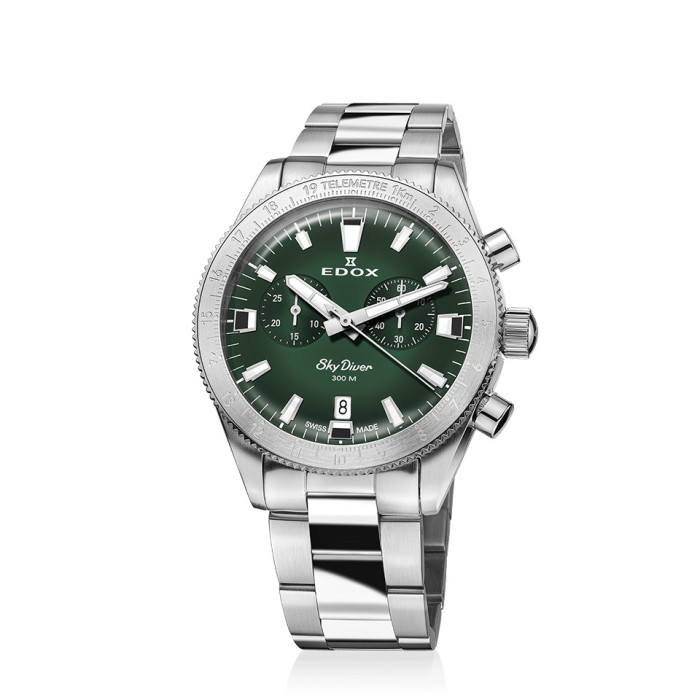 Edox Skydiver Chronograph 40mm 10116-3-VIDN