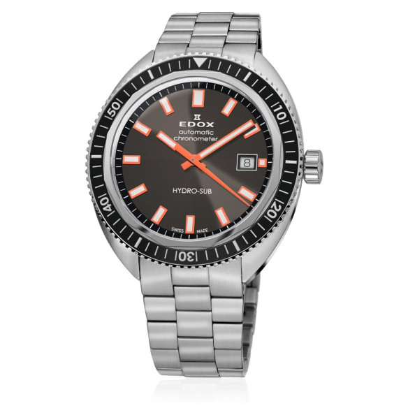 Edox Hydro-Sub Date Automatic Chronometer 42mm 80128-3NM-GINO
