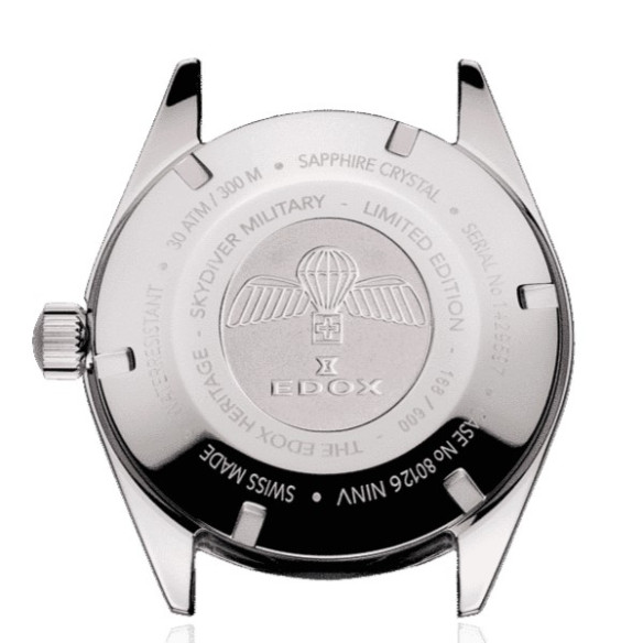 Edox Skydiver Date Automatic Limited Edition 42mm 80126-357RNM-VIR