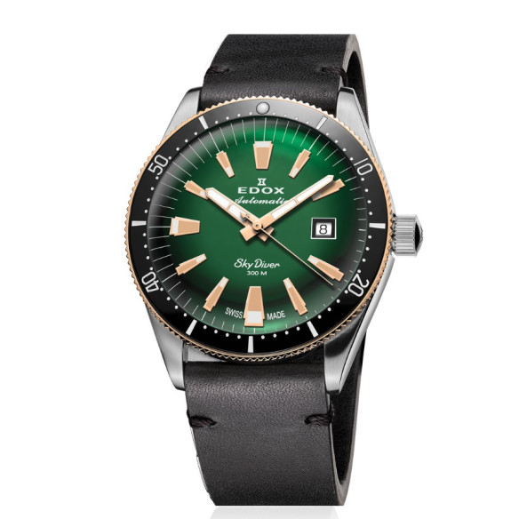 Edox Skydiver Date Automatic Limited Edition 42mm 80126-357RNM-VIR