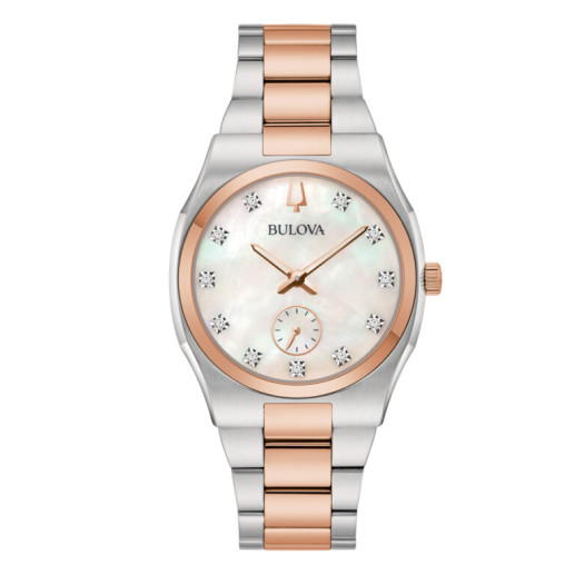 Bulova Classic Surveyor Lady 11 diamantes 98P221