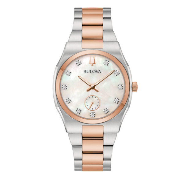 Bulova Classic Surveyor Lady 11 Diamonds 98P221