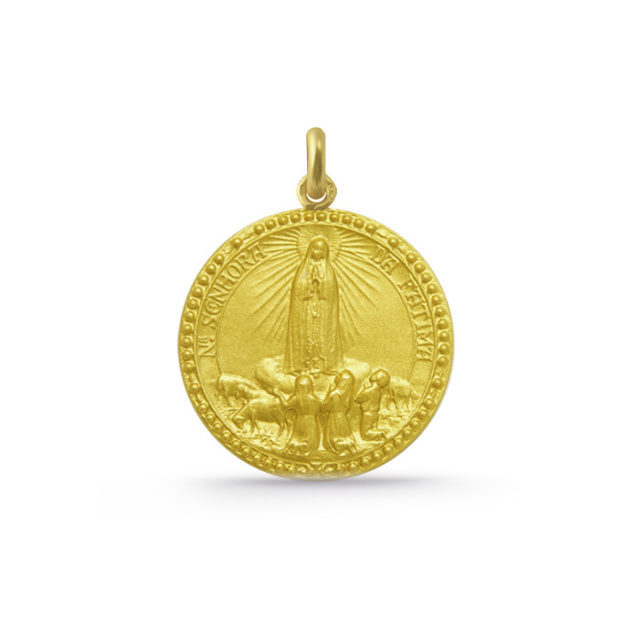 Medalla Virgen de Fátima Oro 18kt 04515290052
