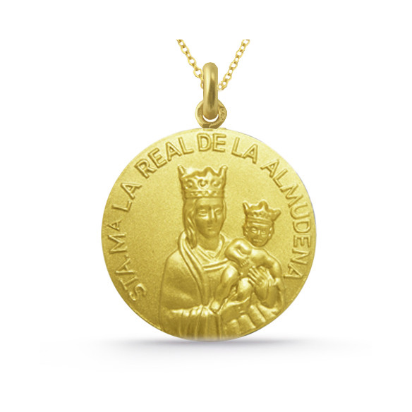 Medalla Virgen de la Almudena 18Kt.04515370052