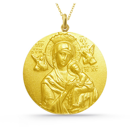 Medalla Nuestra Señora del Perpetuo Socorro 18Kt 04515420052 2