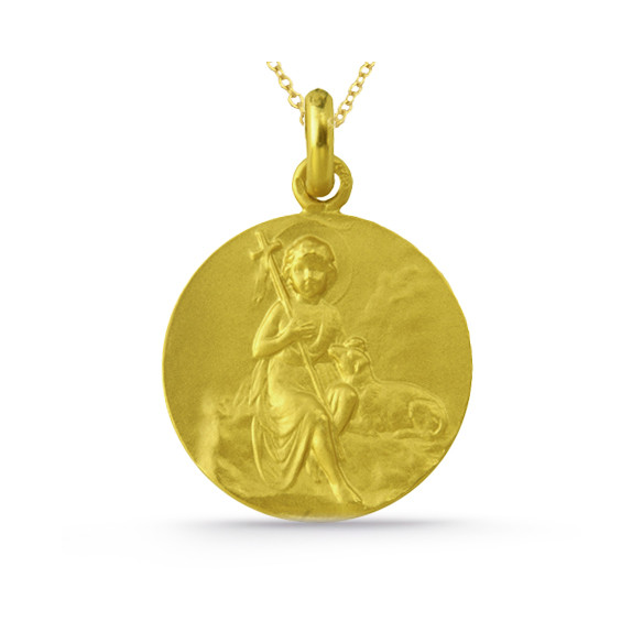 Medalla San Juan Bautista Oro 18 kt.04517080052