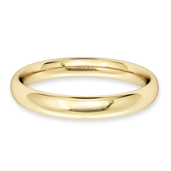 Aliança de Casamento OLIMPIA Ouro Amarelo 18kt | NICOLS