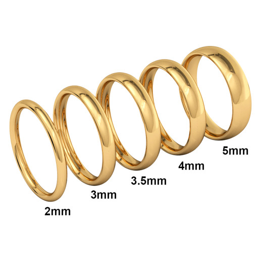 Hochzeits-Allianzen Gelbgold OLIMPIA Gold Gelbe Hochzeit Alliance | NICOLS 2