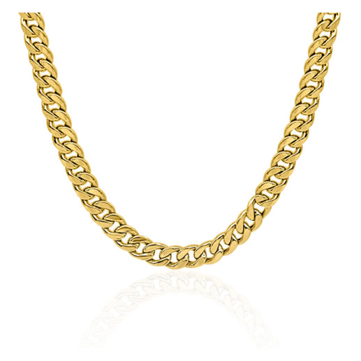 Cadena Cubana 60cm Oro Amarillo Maciza 18kt 99933050045