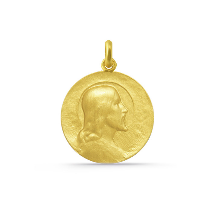 Medalla Cristo Salvador Oro 18kt 04516520052