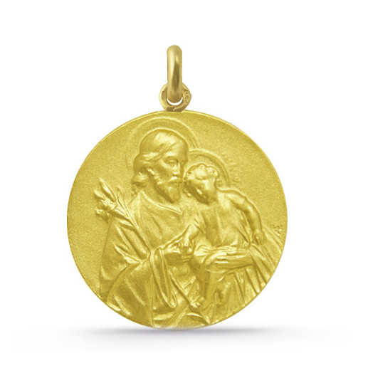 Medalla San José Guld 18K