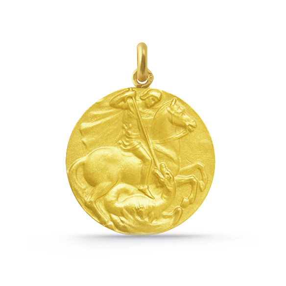 Medalla San Jorge Oro 18K