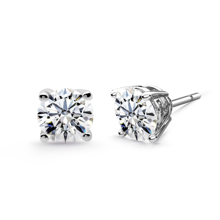 Orecchini Diamanti Katherine Oro Bianco | NICOLS