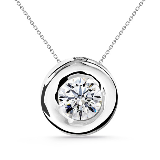 Collar Diamante LADY 0.55-1.00ct Solitario Oro Blanco 99928312041