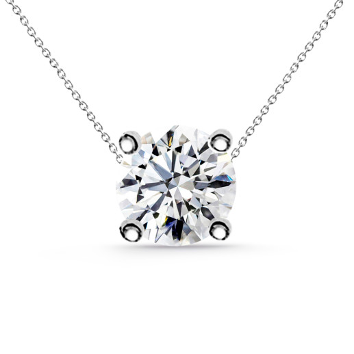 Colier diamant aur alb Grace 0.55-1.00 Ct