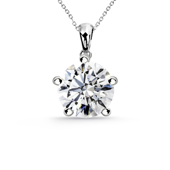 Collar Diamante Sira 0.55-1.00Ct Solitario Oro Blanco 99927602041 99927602041