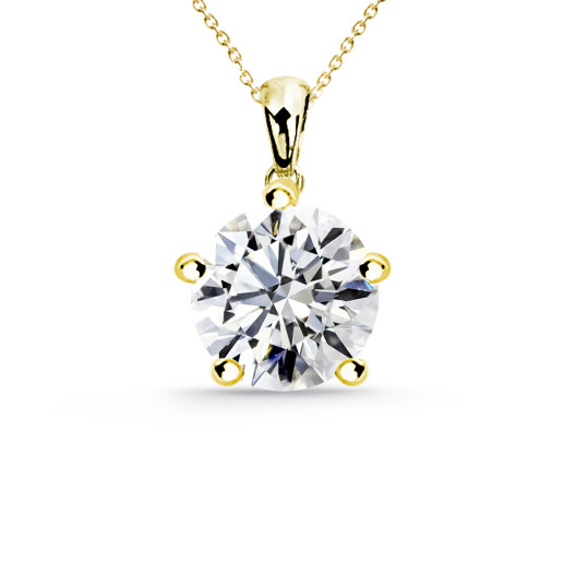 Sira 0.55-1.00ct Diamond Solitaire Necklace yellow gold 99927602045