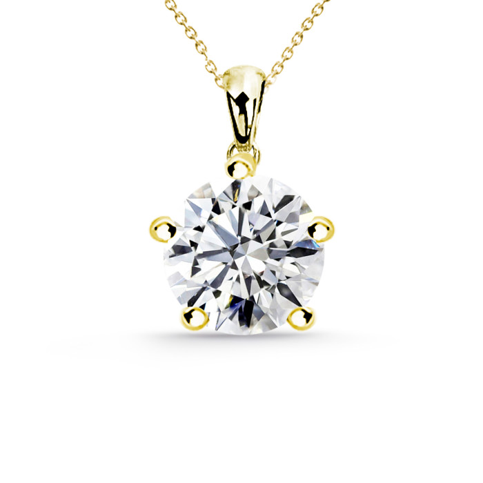 Collar Diamante Sira 0.55-1.00Ct Solitario oro amarillo 99927602045 99927602045
